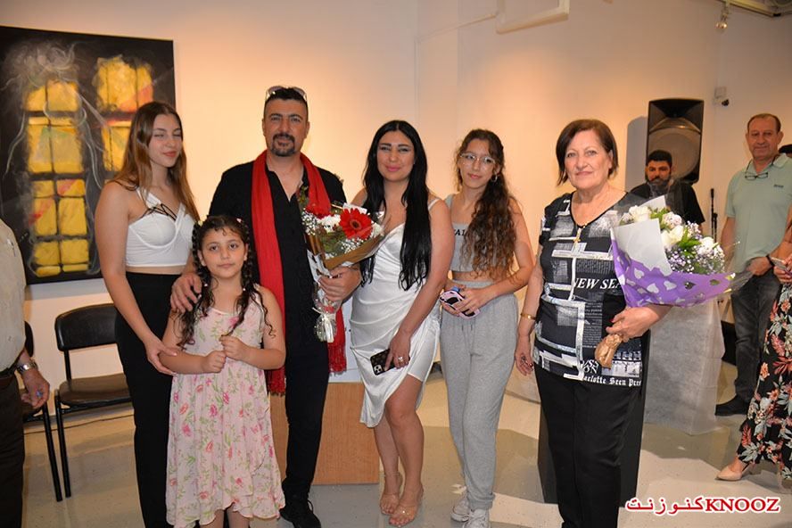 ابداع تفتتح معرضاً مميزاً للفنان عماد خوري 